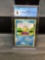 CGC Graded 1996 Pokemon Japanese Base Set SQUIRTLE Trading Card - NM/MINT 8