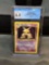 CGC Graded 1999 Pokemon Base Set Unlimited ALAKAZAM Holofoil Rare Card - EX/NM+ 6.5