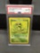 PSA Graded 1999 Pokemon Base Set Unlimited CATERPIE Trading Card 45/102 - GEM MINT 10
