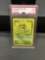 PSA Graded 1999 Pokemon Base Set Unlimited CATERPIE Trading Card 45/102 - MINT 9
