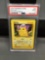 PSA Graded 1999 Pokemon Base Set Unlimited PIKACHU Yellow Cheeks Trading Card 58/102 -MINT 9