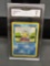 GMA Graded 1999 Pokemon Base Set Unlimited SQUIRTLE Trading Card - NM 7