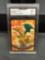 GMA Graded 2000 Topps Pokemon TV Animation Edition #6 CHARIZARD Trading Card - NM 7