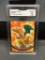 GMA Graded 2000 Topps Pokemon TV Animation Edition #6 CHARIZARD Trading Card - GEM MINT 10