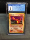 CGC Graded 1997 Pokemon Japanese Rocket Gang CHARMANDER Trading Card - MINT 9
