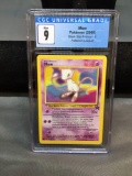 CGC Graded 2000 Pokemon Black Star Promo MEW Trading Card - MINT 9