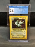 CGC Graded 1999 Pokemon Fossil MAGNETON Holofoil Rare Card - Near Mint+ 7.5