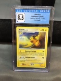 CGC Graded 2009 Pokemon Platinum Arceus Prerelease Foil Stamp RAICHU Rare Card - NM/Mint+ 8.5