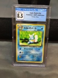 CGC Graded 1997 Pokemon Japanese Rocket Gang DARK WARTORTLE Trading Card - NM/Mint+ 8.5