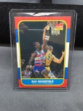 1986-87 Fleer #95 DAN ROUNDFIELD Bullets Vintage Basketball Card