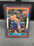 1986-87 Fleer #123 BUCK WILLIAMS Nets Vintage Basketball Card
