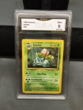 GMA Graded 1999 Pokemon Base Set Unlimited IVYSAUR Trading Card - MINT 9