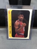 1986-87 Fleer Stickers #5 JULIUS ERVING 76ers Vintage Basketball Card