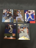 5 Card Lot of DEREK JETER New York Yankees Baseball Cards from Collection