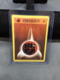 Vintage Pokemon Base Set 1st Edition Shadowless FIGHTING ENERGY Trading Card 97/102