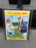 1969 Topps #539 TED WILLIAMS Shows How Vintage Baseball Card