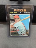 1971 Topps #100 PETE ROSE Reds Vintage Baseball Card