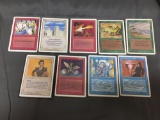 9 Card Lot of Vintage Magic the Gathering UNLIMITED Trading Cards from Collection