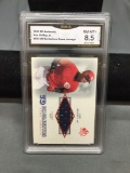 GMA Graded 2001 SP Authentic UD Exclusives KEN GRIFFEY JR. Reds Jersey Baseball Card - NM-MT+ 8.5