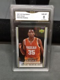 GMA Graded 2007-08 Upper Deck First Edition KEVIN DURANT Sonics ROOKIE Basketball Card - NM-MT 8