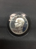 1971 United States Eisenhower Silver Proof Dollar Coin - 40% Silver Coin in Acrylic Holder