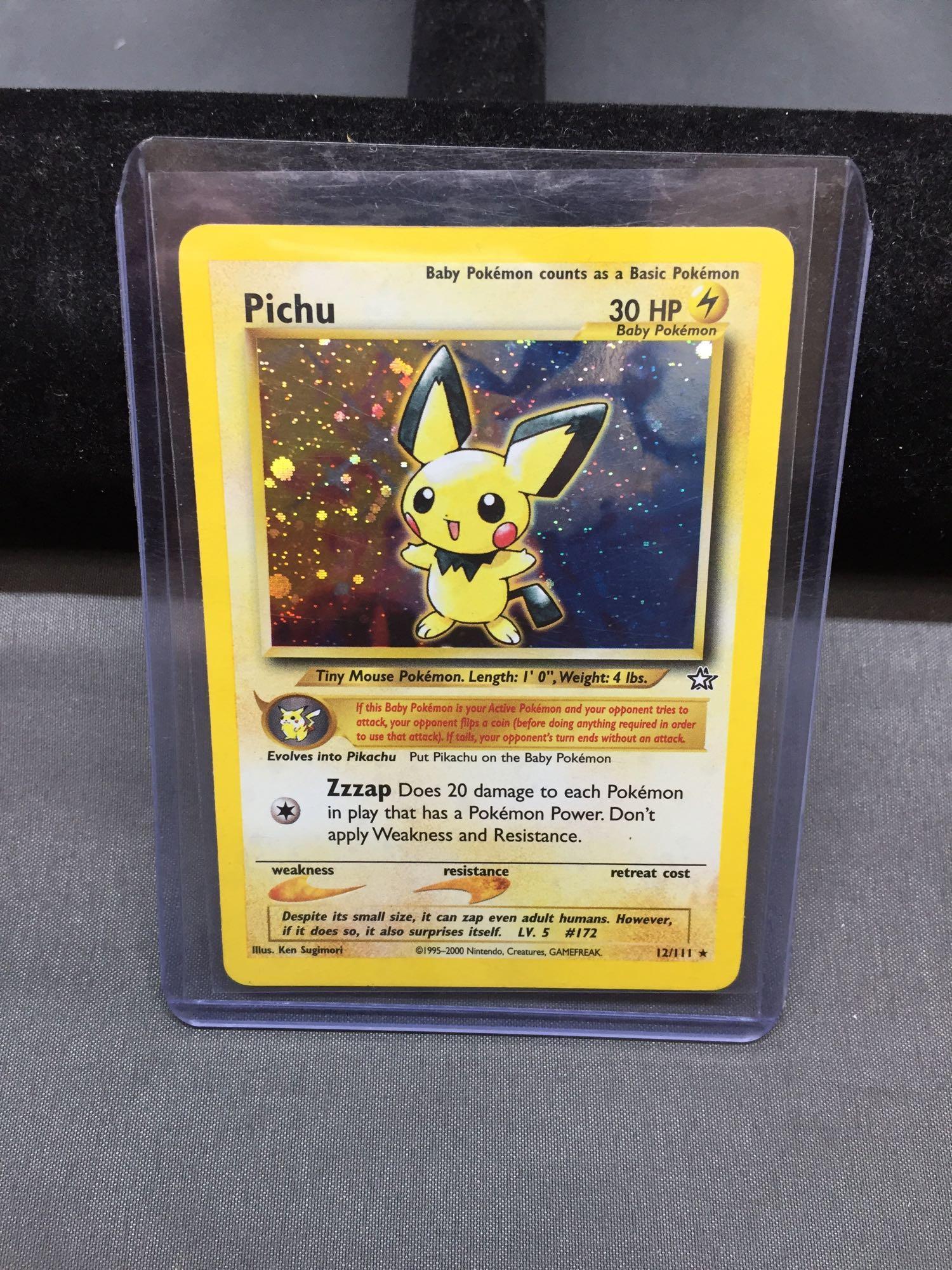 Pokemon Neo Genesis PICHU Holofoil Rare Trading | Proxibid