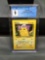 CGC Graded 1999 Pokemon Base Set Unlimited PIKACHU Trading Card - MINT 9