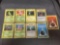 9 Count Lot of Vintage Pokemon Base Set 1st Edition Trading Cards - WOW from Estate