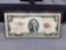 1953 United States Jefferson $2 Red Seal Bill Currency Note from Estate