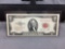 1953 United States Jefferson $2 Red Seal Bill Currency Note from Estate