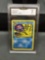 GMA Graded 1999 Pokemon Fossil 1st Edition TENTACRUEL Trading Card - NM 7