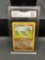 GMA Graded 1999 Pokemon Jungle 1st Edition MAROWAK Trading Card - NM-MT+ 8.5