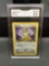 GMA Graded 1999 Pokemon Jungle MEOWTH Trading Card -NM-MT+ 8.5