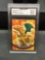 GMA Graded 2000 Pokemon Topps TV Animation Edition CHARIZARD Trading Card - NM-MT+ 8.5