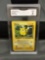 GMA Graded 1999 Pokemon Jungle PIKACHU Trading Card - MINT 9