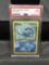 PSA Graded 1999 Pokemon Base Set Unlimited POLIWAG Trading Card - MINT 9