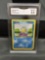 GMA Graded 2000 Pokemon Base 2 Set SQUIRTLE Trading Card - NM-MT+ 8.5