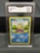 GMA Graded 1999 Pokemon Base Set Unlimited SQUIRTLE Trading Card - NM-MT+ 8.5