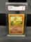 GMA Graded 1999 Pokemon Base Set Unlimited CHARMANDER Trading Card - NM 7