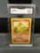 GMA Graded 1999 Pokemon Base Set Unlimited CHARMANDER Trading Card - EX-NM+ 6.5