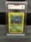 GMA Graded 1999 Pokeman Base Set Unlimited TANGELA Trading Card - MINT 9