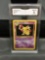 GMA Graded 1999 Pokemon Base Set Unlimited KADABRA Trading Card - NM-MT 8