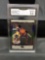 GMA Graded 2000-01 Upper Deck Live Action KOBE BRYANT Lakers Basketball Card - NM-MT+ 8.5