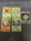 5 Card Lot of Vintage Pokemon Holofoil Rare Trading Cards from Huge Collection