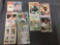 9 Card Lot of Vintage Baseball Card Hall of Famers, Super Stars & Rookie Cards from Massive