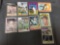 9 Card Lot of Vintage Baseball Card Hall of Famers, Super Stars & Rookie Cards from Massive