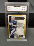 GMA Graded 2016 Score Franchise Gold TOM BRADY Patriots Football Card - NM-MT + 8.5