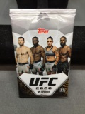 Factory Sealed 2020 Topps UFC Ultimate Fighting 10 Card Pack from Hobby Box