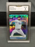 GMA Graded 2019 Topps Rainbow Foil CLAYTON KERSHAW Dodgers Baseball Card - NM-MT 8