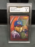 GMA Graded 1994 Ted Williams DEREK JETER Yankees ROOKIE Baseball Card - EX-NM 6